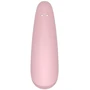 Вакуумный клиторальный стимулятор Satisfyer Curvy 2+ Pink: Длина, см 13.4