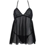 Пеньюар ECO Passion KERRIA CHEMISE black XXL/XXXL: Для кого Для женщин