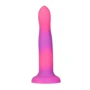 Фаллоімітатор, що світиться в темряві ADDICTION - Rave - 8" Glow in the Dark Dildo - Pink Purple фото 7