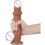 Фаллоимитатор LoveToy Sliding-Skin Dual Layer Dong 9" Brown: Тип Реалистичные