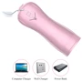 Мастурбатор с вибростимуляцией FOXSHOW Vibrating and Flashing Masturbation Cup Pink USB 7+7 Function, BS6300022: Тип Вагина