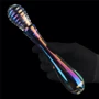 Фалоімітатор LoveToy Twilight Gleam Glass Dildo Twin Pleasures: Тип Двухсторонние