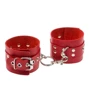 Наручники Leather Rastraints Hand Cuffs, Red