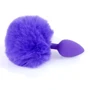 Анальна пробка S з хвостом BOSS of TOYS Boss Series - Silicon PLUG Bunny Tail Purple, BS6400101: Особливості С хвостиком