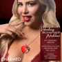 Ожерелье с подвеской вибратором Charmed Vibrating Silicone Heart Necklace, 90 см (красный): Для кого Для женщин