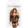 Бодістокінг із флористично-геометричним орнаментом Penthouse - Top-Notch Black S/L: Застосування На тело