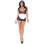 Костюм горничной Leg Avenue Roleplay Seductive French Maid OS White/Black: Размер Универсальный