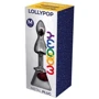 Анальний затор Wooomy Lollypop Double Ball Metal Plug Red M: Наявність вібрації  немає