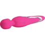 Вибратор с функцией нагрева Pretty Love Micheal Heat Massager Pink: Тип и форма Двухсторонние, Вибратор-микрофон