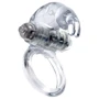 Эрекционное вибро кольцо BOSS Rabbit Vibro Cock Ring Clear, BS6700049