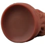 Фаллоимитатор Dual-Layered Silicone Tongue 10" Brown: Мошонка Нет