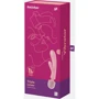 Вибратор-кролик + массажер 2в1 Satisfyer Triple Lover Рink: Длина, см 24