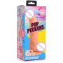 Фалоімітатор Pop Peckers 7.5" Dildo Light: Мошонка є