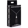 Ожерелье с подвеской вибратором Charmed Vibrating Silicone Teardrop Neckl, 90 см (чёрный): Тип управления Кнопочное