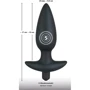 Анальний затор Orion - Black Velvet Vibrating Plug Large: Тип Анальные пробки