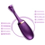 Виброяйцо с пультом ДУ - Vibrating Silicone Love EGG USB, BS6300002 фото 11