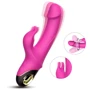 Вібратор BOSS Series Meteror Rabbit Vibrator Pink: Довжина, см 22.6