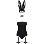 Костюм зайчика Obsessive Bunny black L/XL: Розмір L