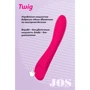 Вибратор для точки G с сенсорным управлением Toyfa JOS Twig Pink: Длина, см 20.5