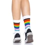 Шкарпетки жіночі в смужку Leg Avenue Pride crew socks Rainbow, 37–43 розмір: Вид Носки