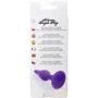 Анальний плаг Silicone Plug Purple - Medium: Матеріал силікон