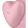 Кліторальний стимулятор Satisfyer Cutie Heart із вібрацією pink: Тип управління Кнопочное