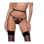 Пояс-стрепи з підв'язками для панчіх MEGGY GARTER BELT black S / M - Passion Exclusive