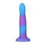 Светящийся в темноте фаллоимитатор ADDICTION - Rave - 8" Glow in the Dark Dildo - Blue Purple фото 7