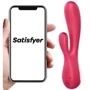 Вібратор кролик Satisfyer Mono Flex Red: Довжина, см 12