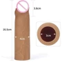 Насадка на член LoveToy Revolutionary Silicone Nature Extender Add 1" Brown: Для кого Для мужчин