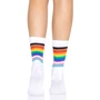 Шкарпетки жіночі в смужку Leg Avenue Pride crew socks Rainbow, 37–43 розмір: Для кого Для женщин