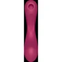 Вакуумный стимулятор с вибрацией Satisfyer Curvy Trinity 1 Red: Тип управления Кнопочное