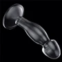 Анальна пробка LoveToy Flawless Clear Prostate Plug 6.5'': Особливості С присоской