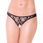 Трусики SoftLine Thongs 2457, S/M (чорні)