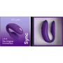 Вибратор We-Vibe Sync Purple: Длина, см 7.4