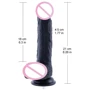 Фаллоимитатор-насадка Hismith 8.3" Silicone Dildo Black: Тип Классические дилдо