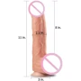 Фалоімітатор LoveToy Dual Layered Silicone 11" Nature Cock: Тип Реалистичные