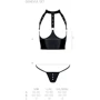 Комплект белья с открытой грудью Passion GENEVIA SET WITH OPEN BRA Black L/XL: Вид Комплекты