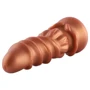 Фалоімітатор-насадка Hismith Spiral Grain Silicone Dildo Monster Series: Мошонка Нет