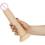 Фалоімітатор Naked ADDICTION 9" Silicone Dual Density Bendable Dildo - Vanilla: Діаметр, см 4.3