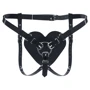 Трусики Серце для страпону Feral Feelings - Hearts Strap-on Belt Black