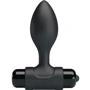 Анальная пробка LYBAILE Pretty Love Vibra Butt Plug Black