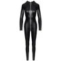 Комбінезон Noir Handmade F293 Powerwetlook catsuit with front zipper Black, XXL: Декор Молния