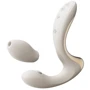 Вібратор-пульсатор з вакуумной насадкой Zalo – Talis G-Spot PulseWave Vibrator Ivory White