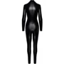 Комбінезон Noir Handmade F319 Caged wetlook catsuit with zippers and ring Black, M фото 7