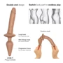 Анальна пробка з дилдо Strap-On-Me Switch Plug-In Realistic Dildo Caramel - S: Особливості Водонепроницаемые