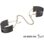 Прикраса-наручники Bijoux Indiscrets Desir Metallique Handcuffs - Black: Колір чорний