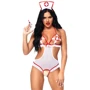 Костюм непослушной медсестры Leg Avenue Roleplay Naughty Nurse OS White/Red