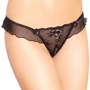 Жіночі стрінги SoftLine G-String 2384, M/L (black)