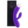 Гибкий вибратор кролик с двумя моторами FeelzToys Lea Rabbit Vibrator Medium Purple